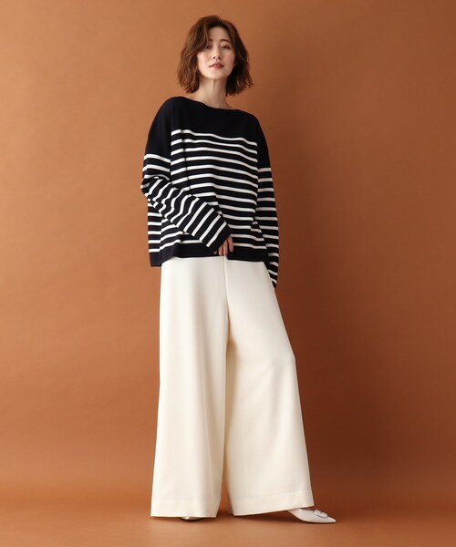 「DRESSTERIOR」 長袖ニット 38 ブルー レディース_画像5