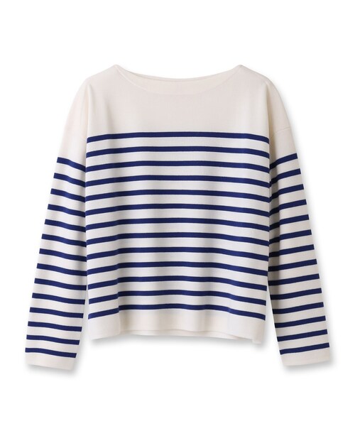 「DRESSTERIOR」 長袖ニット 38 ブルー レディース_画像8