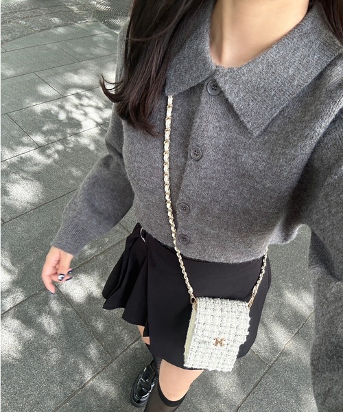 「one after another NICE CLAUP」 長袖ニット FREE アイボリー レディース_画像7