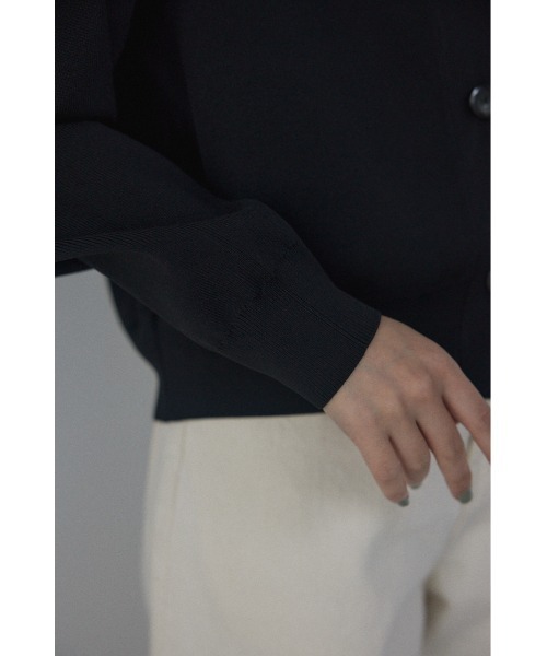 「BLACK BY MOUSSY」 ニットカーディガン FREE ライトパープル レディース_画像8