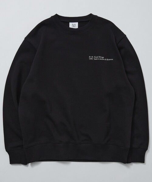 「Firsthand」 スウェットカットソー MEDIUM ブラック メンズ_画像3