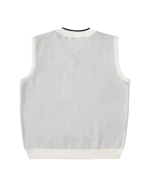 「OY」 ノースリーブニット FREE ブルー メンズ_画像5