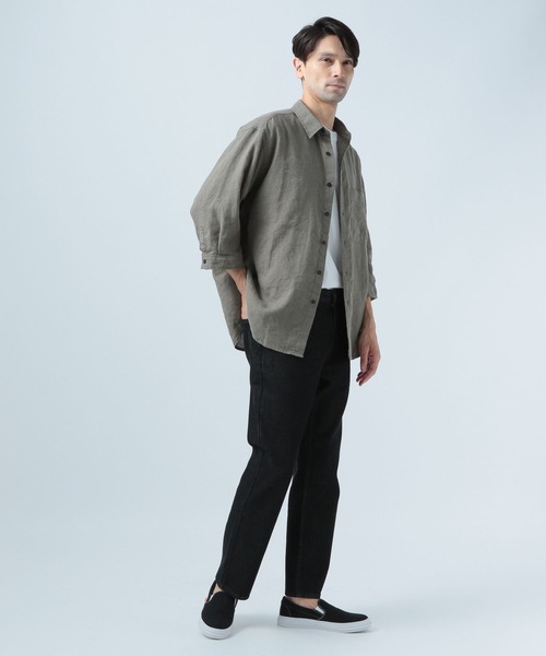 「BAYFLOW」 デニムパンツ LARGE クリアブルー メンズ_画像3