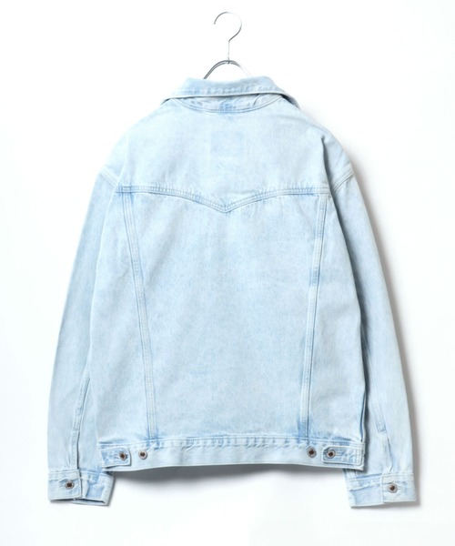 「Levi's」 デニムジャケット L ライトインディゴブルー メンズ_画像6