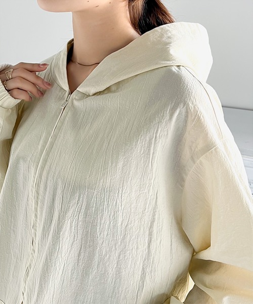 「Java」 ジップアップパーカー LARGE ホワイト系その他 レディース_画像2