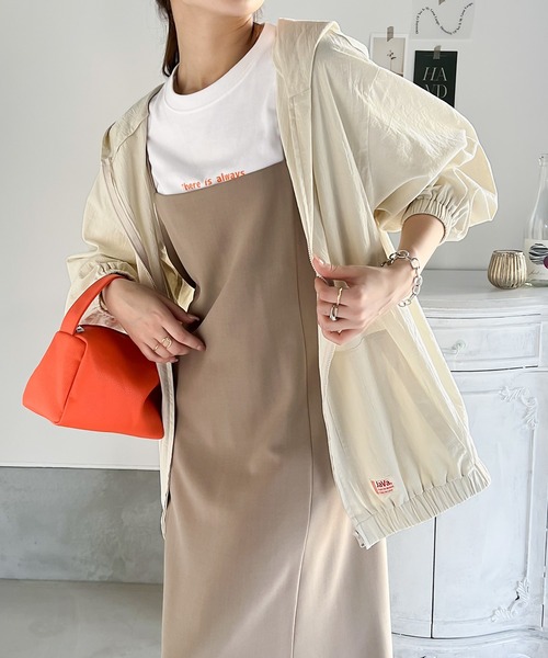 「Java」 ジップアップパーカー LARGE ホワイト系その他 レディース_画像8