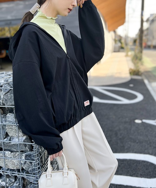 「Java」 ジップアップパーカー LARGE ホワイト系その他 レディース_画像9