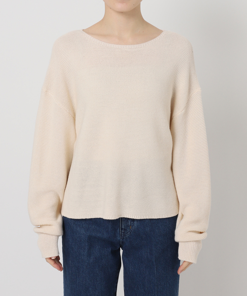 ニット/セーター Boatneck basic knit 楽天市場】アウトドアニットウェア OUTDOOR KNITWEAR BOAT NECK
