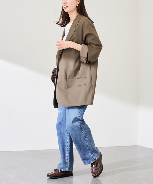 コート アウター COUTURE D`ADAM/クチュールドアダム BIGJK Single Blazer Desert レディースの画像