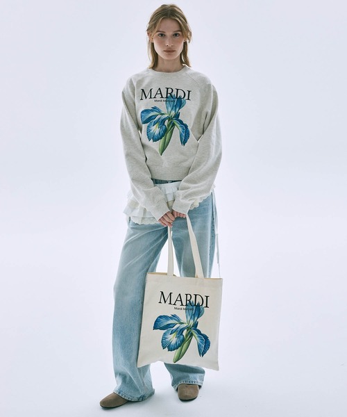 トレーナー スウェット SWEATSHIRT RAGLAN LILIES / スウェット シャツ ラグラン リリー レディース_14