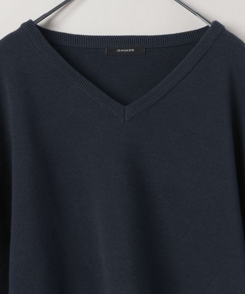 「JEANASIS」 長袖ニット FREE オフホワイト レディース_画像3