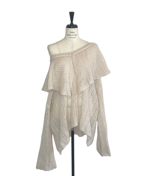 「HONEY MI HONEY」 長袖ニット FREE アイボリー レディース_画像3