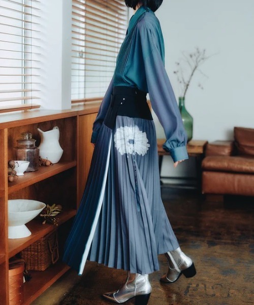 Etrarium スカート Hana Pleats Skirt : ZOZOTOWN Yahoo!店 - 通販