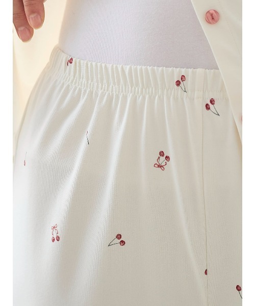 チェリー柄前結びトップス Cherry Pattern Strap Top