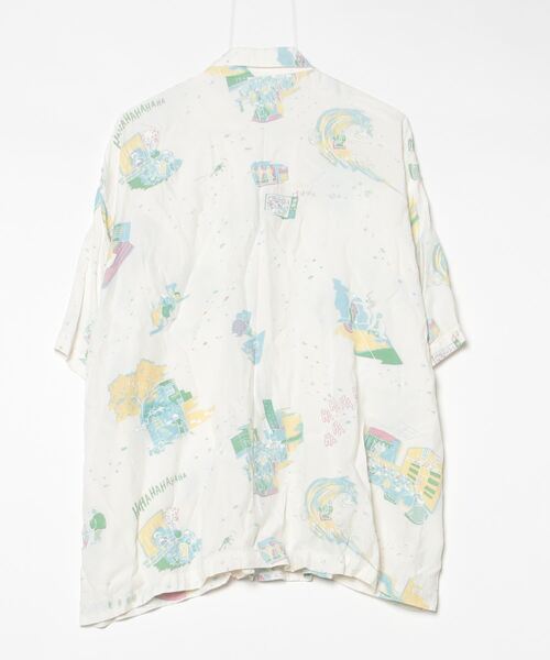 「PORTER CLASSIC」 半袖シャツ LARGE ナチュラル メンズ_画像2