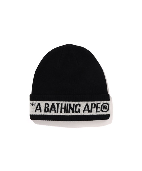 A BATHING APE（アベイシングエイプ） ニットキャップ FREE ブラック