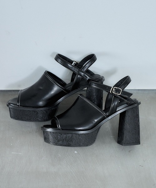 HARE（ハレ） サンダル 「S/M/L 3サイズ展開」ガラソールチャンキー