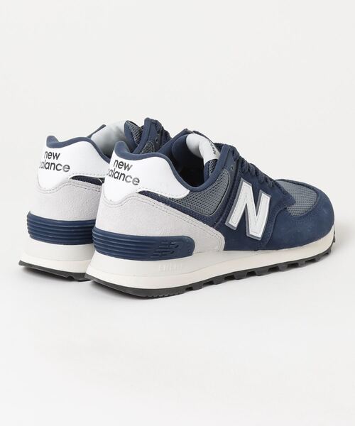 「New Balance」 ローカットスニーカー 24.5cm グレー メンズ_画像2