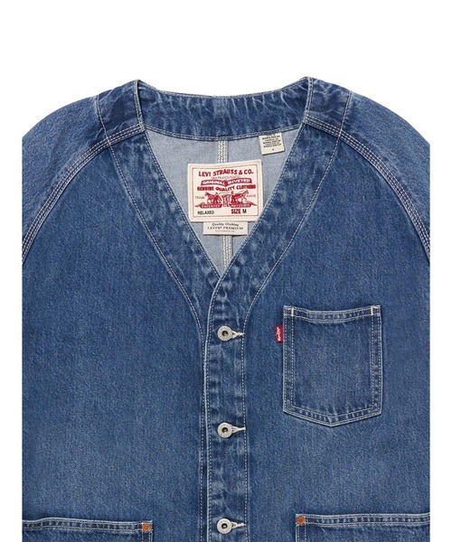 「Levi's」 デニムジャケット S インディゴブルー メンズ