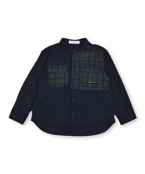 「BeBe Petits Pois Vert」 「KIDS」長袖シャツ 150cm ブラック キッズ_画像5