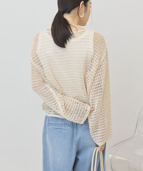 AMERICAN HOLIC（アメリカンホリック） ニット セーター 刺繍メッシュ
