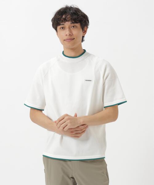 Jack Bunny!!（ジャックバニー） tシャツ 14G2P天竺度詰め半袖PEモック