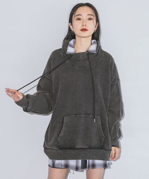 「JEANASIS」 スウェットカットソー FREE グレー レディース_画像6