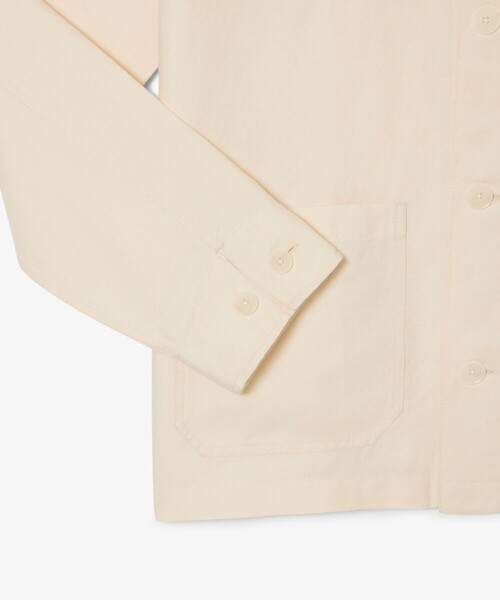 LACOSTE（ラコステ） シャツ リネン×レーヨンブレンドオーバーシャツ