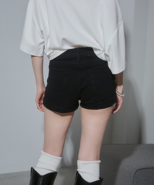 ENVYM（アンビー） パンツ スタッズコンパクトショートパンツ