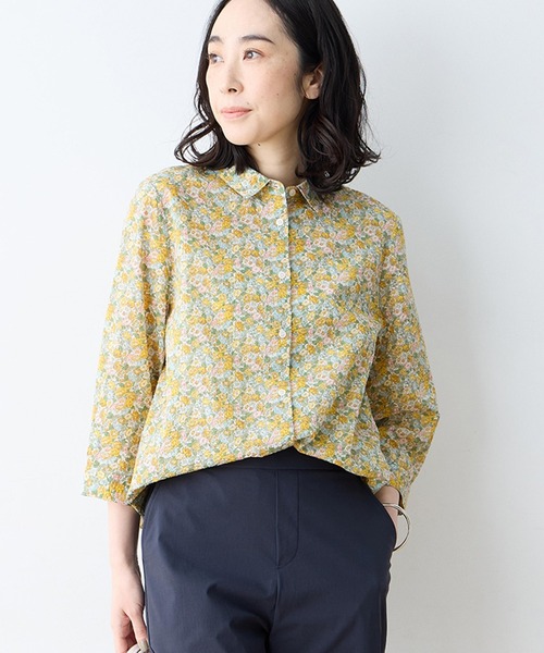 SETTO セット　LIBERTY リバティ　シャツ　ブラウス DECOY SINCE 1981 ブラウス シャツ 「Liberty」リバティプリント