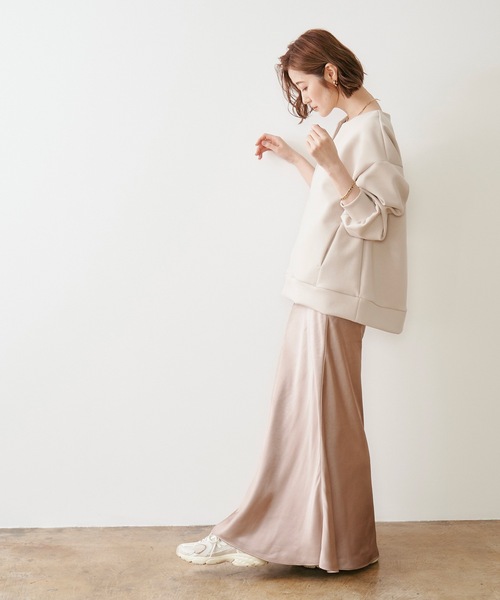 「Emma Taylor」 長袖カットソー FREE ライトベージュ レディース_画像6