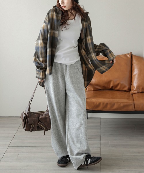 「La-gemme」 長袖シャツ フリー ベージュ レディース_画像4