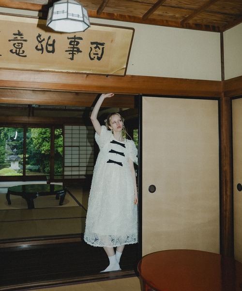 ドレス Baloom ribbon dressの画像