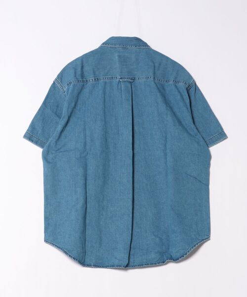 「Carhartt WIP」 半袖シャツ X-LARGE ライトインディゴブルー メンズ_画像2