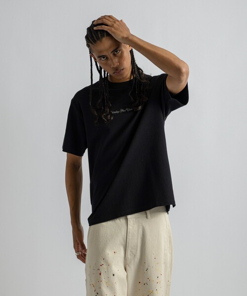 Snakedows SNKD Tシャツ ブラックLサイズ Saturdays NYC（サタデーズ ニューヨークシティ） tシャツ Pique Logo
