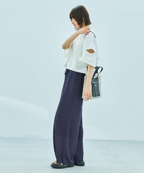 「LAKOLE」 半袖Tシャツ LARGE レッド レディース_画像4
