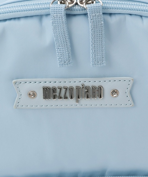 mezzo piano リュック ポーチ付ロゴリボンリュック大 容量約23L キッズ