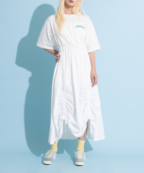 「PUNYUS」 スカート 1 レッド レディース_画像8
