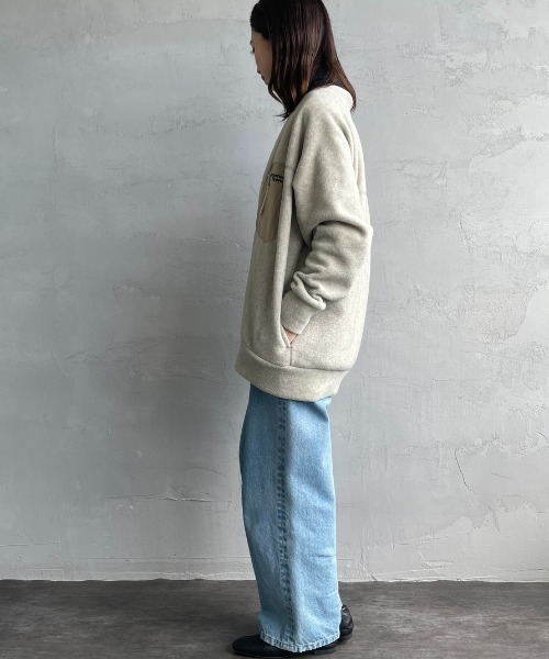 「AMERICANA」 ノーカラージャケット ONE SIZE オリーブ レディース_画像4
