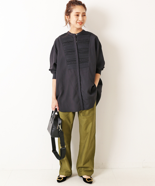 「Spick & Span」 長袖ブラウス FREE アイボリー レディース_画像2