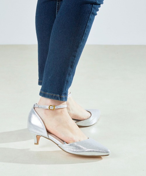 アンクルリングパンプス　24.0 menue パンプス アンクル ストラップ 4cmヒールver. : ZOZOTOWN