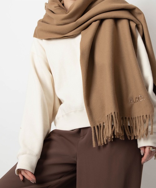 A.P.C マフラー A.P.C. APC アーペーセー マフラー echarpe alix brodee WOAFE