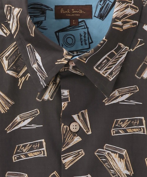 シャツ ブラウス フォーリングブック プリントシャツ / 224373 N8878 フォーリングブック プリントシャツ Paul