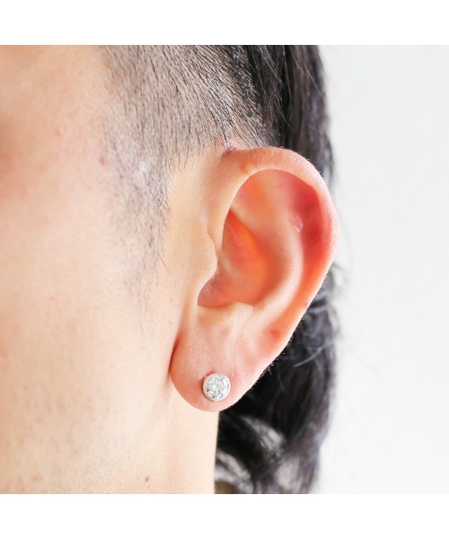 JAM HOME MADE（ジャムホームメイド） ピアス 6.5mm モアサナイト