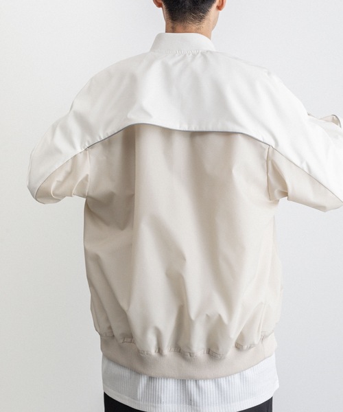 ブルゾン アウター MA1 DOUBLE ZIP BLOUSON メンズの画像