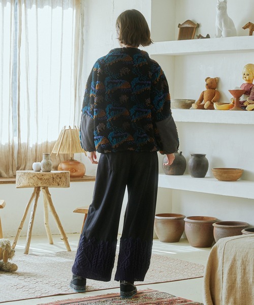 bedsidedrama（ベッドサイドドラマ） パンツ Erode Knit Wide Pants
