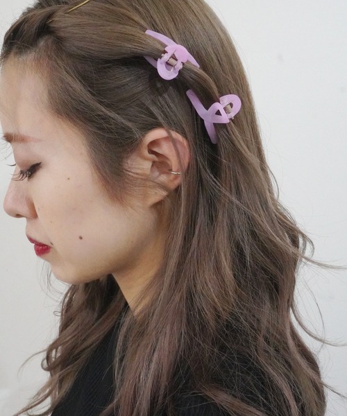 【すぐに届く】 スナップ ヘアクリップ 2つセット 専用CELINE ヘアアクセサリー トリオンフ スナップヘアクリップ