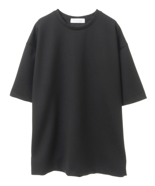 【MASTER FRAME】 ツートンキャラメルタル型クルーネックTシャツ MASTER FRAME】 ツートンキャラメルタル型クルーネックTシャツ