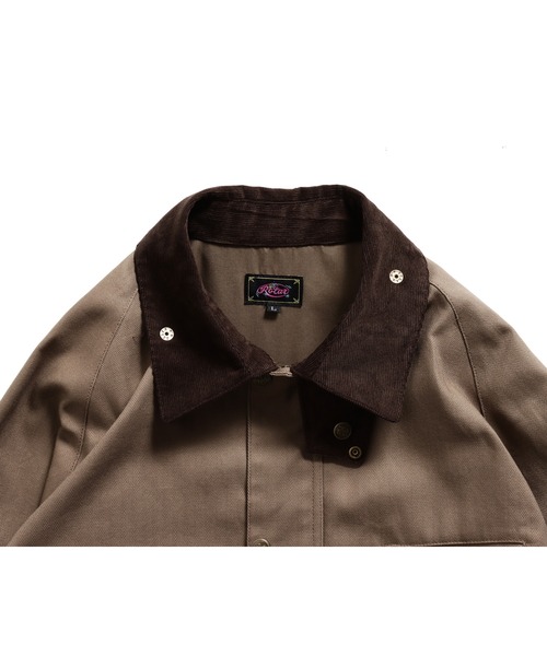 ROTAR ブルゾン アウター Herringbone Hunting Jacket メンズ 