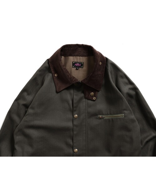 ROTAR ブルゾン アウター Herringbone Hunting Jacket メンズ 